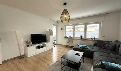 Rare 3-room apartment with terrace, garden, and garage in Sohren.