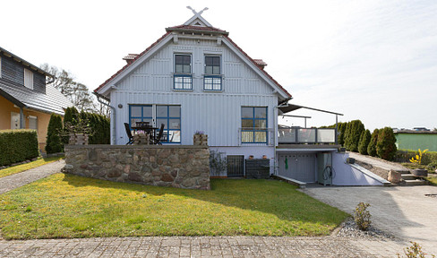 Haus am Fleesensee - unverbaubarer Seeblick - komplett möbliert