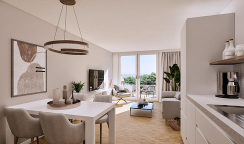 Moderne 2-Zimmer-Wohnung mit Süd-Balkon in Köln Müngersdorf