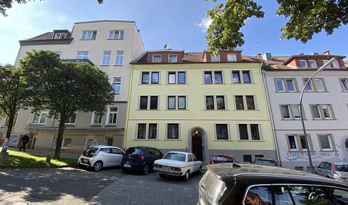 3-room apartment in a prime location, directly next to the S-Bahn station TU-Hamburg/Heimfeld.