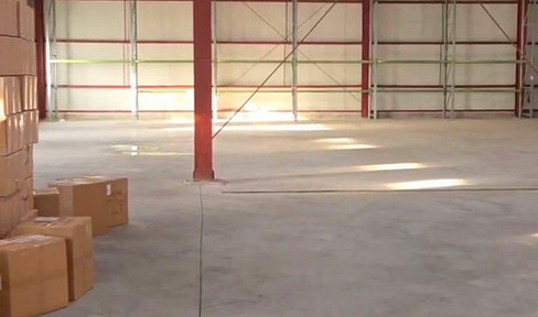 Teilfläche einer Moderne Lagerhalle zu vermieten
