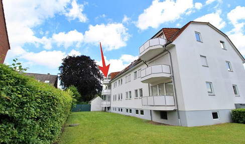 Bright, 73 sqm, 3-room apartment near Mercedes, Rheinmetall, and TKMS – with balcony, office space, and underground parking.
