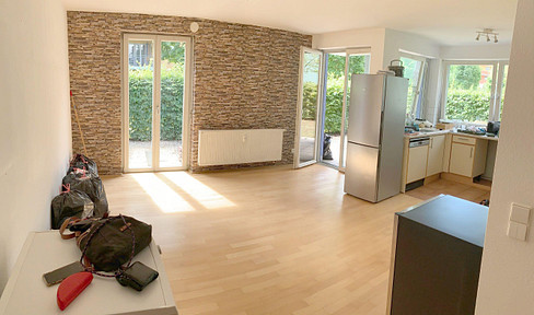 Sehr helle 2 Zi-Whg Wohnung mit Einbauküche,TG, Terrasse und Garten in Heilbronn