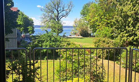 Großzügige 2 Zi.Whg. im Herzen von Herrsching, erste Reihe am See mit unverbaubaren Blick