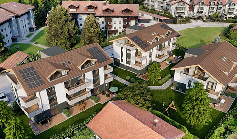 Sonniger Neubau KfW40+/ruhig/zentral/Keller/Tiefgarage/z.T.Bergblick,barrierefrei/Baubeginn erfolgt
