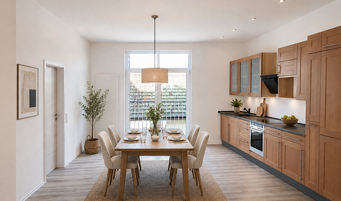 Completely renovated apartment with a loft-like feel.