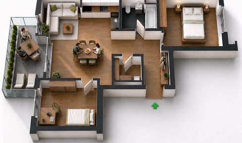 Ein Ort zum leben und Wohlfühlen- Eigentumswohnung in Tiergarten