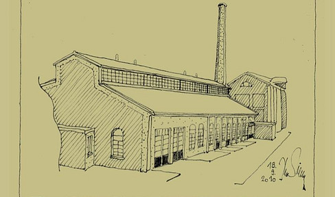 Fabrik-Loft auf der Insel Eiswerder