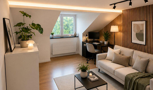Quiet attic apartment in a prime location! Available for immediate move-in!
