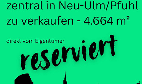 Land for sale in a central location in Pfuhl, Neu-Ulm.