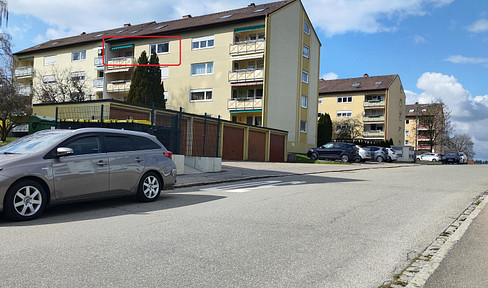 3-Zi, ca. 87qm, Etagenwohnung mit Südbalkon, Garage & Stellplatz