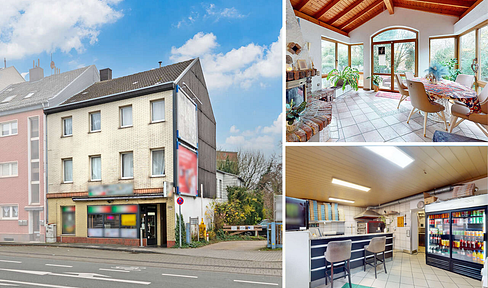 Mehrfamilienhaus mit Pizzeria, 3 Wohnungen & großem Grundstück