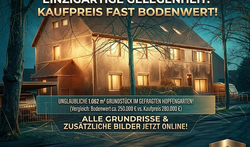 TOP-Gelegenheit , Magdeburg Hopfengarten mit großem Grundstück