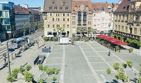 Attractive office spaces in a prime location – a top-floor space with panoramic views over Heilbronn.