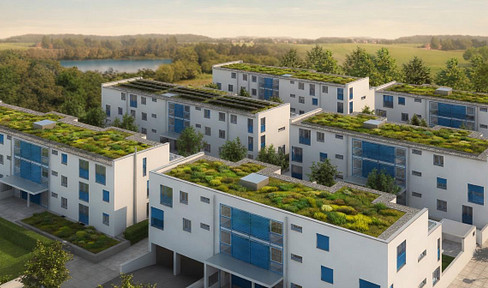 Riemer See Park – 3-Zi. 79 m², Loggia + TG/Wallbox, Vollbad + Minibad – frisch renoviert, 1. OG, A+