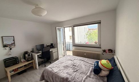 Am Woog 1-Zi-Apartment mit West-Balkon, Kitchenette, Keller, auch Studenten!