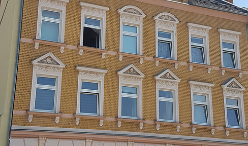 4 Raum-Wohnung, Küche+Bad mit Fenster, toller Grundriss, Gartenanteil