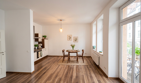 Attraktive 2-Zimmer-Wohnung mit Balkon in zentraler Lage von Schwerin