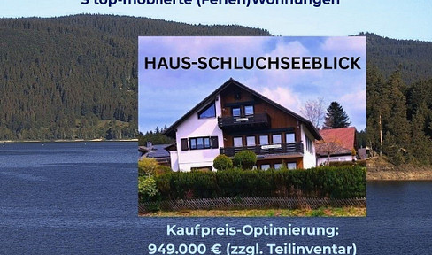 *Haus-Schluchseeblick* in a prime location: 3 top-quality, fully furnished apartments available at a new, unbeatable price – offering flexible usage options!