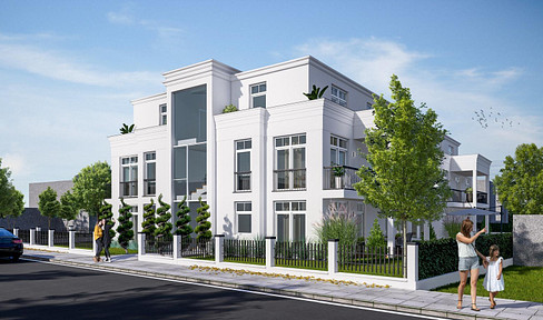 Exclusive living in Alfred-Keller-Straße, featuring a swimming pool, sauna, and fitness room.
