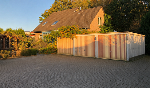 Extensively renovated three-family house.