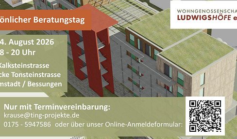 3-room apartment (WBS/GEK) in a residential area: More than just a place to live – "Gemeinsam Zuhause" (Together at Home) in Ludwigshöfe (LH).