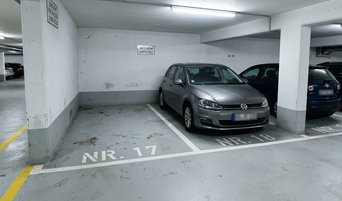 Sicherer Tiefgaragenstellplatz in Köln-Mülheim, Bertoldistraße 17E