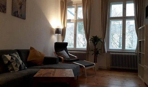 Schöne sonnige 2-Zimmerwohnung (65 qm), vollmöbliert modern und neu in Steglitz