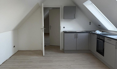 Freshly modernized 2.5-room attic apartment in Salzhausen.
