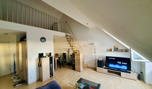 Stylish 2-room maisonette apartment.