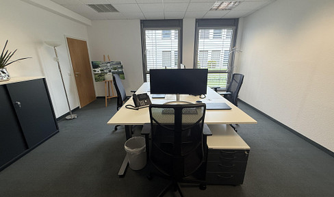 Full-Service Büro - 30 qm - bis 3 Arbeitsplätze - voll möbliert - WLAN inkl.
