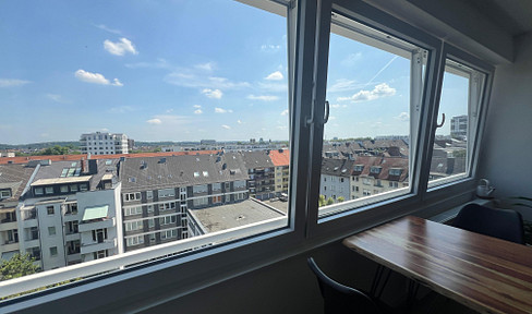 Exklusive 2-Zimmer-Wohnung in Pempelfort – vollmöbliert, modern & mit Ausblick