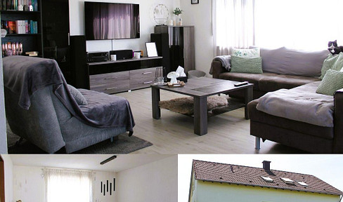 Modernized 3.5-room apartment with a sunny balcony and garage, located in a popular residential area of Crailsheim.