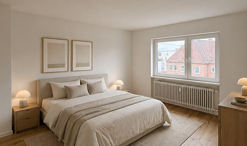 High-quality renovated 3-room apartment in a desirable location in Kiel.