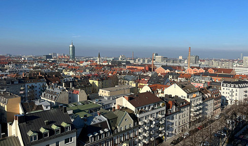 Furnished apartment, 9th floor - located directly next to Theresienwiese.