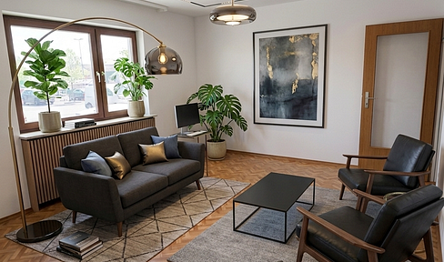 Exklusiver Wohntraum: Hochwertige 2-Zimmer-Wohnung mit Einbauküche & Balkon