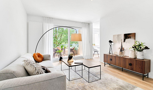High-quality 3-room apartment with a garage.