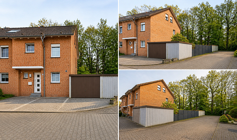 Modernized terraced house with garden and garage – no commission fees.