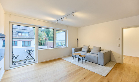 Furnished and renovated 2.5-room apartment in Düsseldorf.