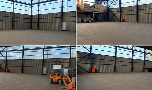 Commission-free! Two warehouse spaces (300 m² and 530 m²) available in a refrigerated hall, in a highly desirable size.