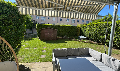 Gepflegte Erdgeschosswohnung mit großem Garten in guter Lage