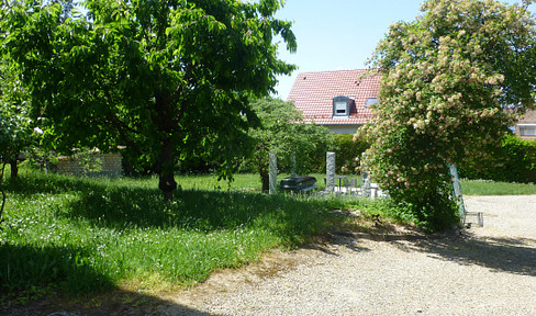Large building plot.