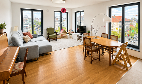 Moderne 4-Zimmer-Wohnung in der Uhlandstraße Berlin-Wilmersdorf – 97 m², 6. OG, Einbauküche, 2 Bäder