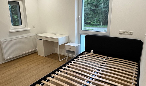 New construction - 3-room apartment, completely renovated, with a garden (also suitable for couples or families).