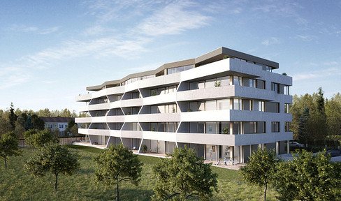 High-quality apartments with terraces and balconies, located in a very quiet and green residential area.