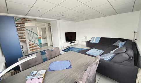 A spacious and versatile maisonette apartment with a loft-like feel: This 5.5-room apartment offers plenty of space in Esslingen!