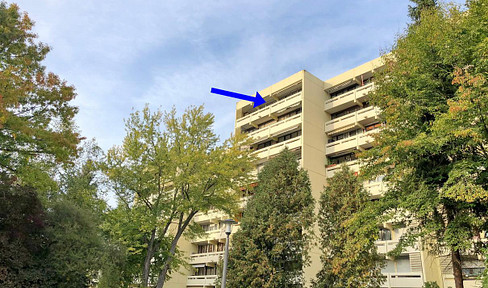 Bright, spacious 4-room apartment with a distant view – Crailsheim.