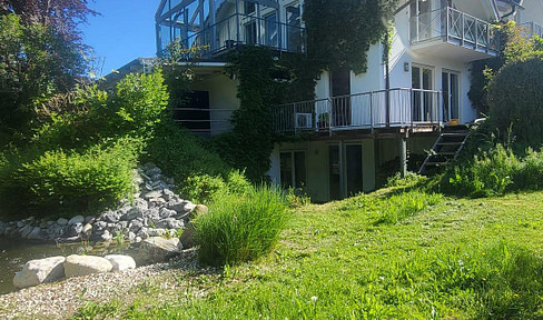 Modern semi-detached house near Lake Starnberg.