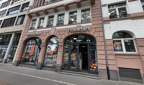 Retail space in Frankfurt's Ostend district is seeking a new tenant.