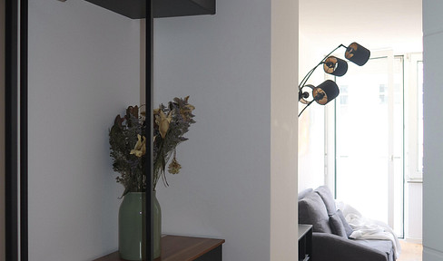 Furnished apartment for rent on Türkenstraße, available immediately.
